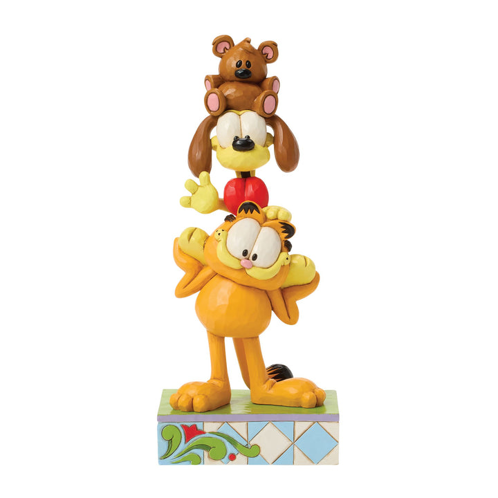 Garfield by Jim Shore | Garfield and Friends Stack | Figurine