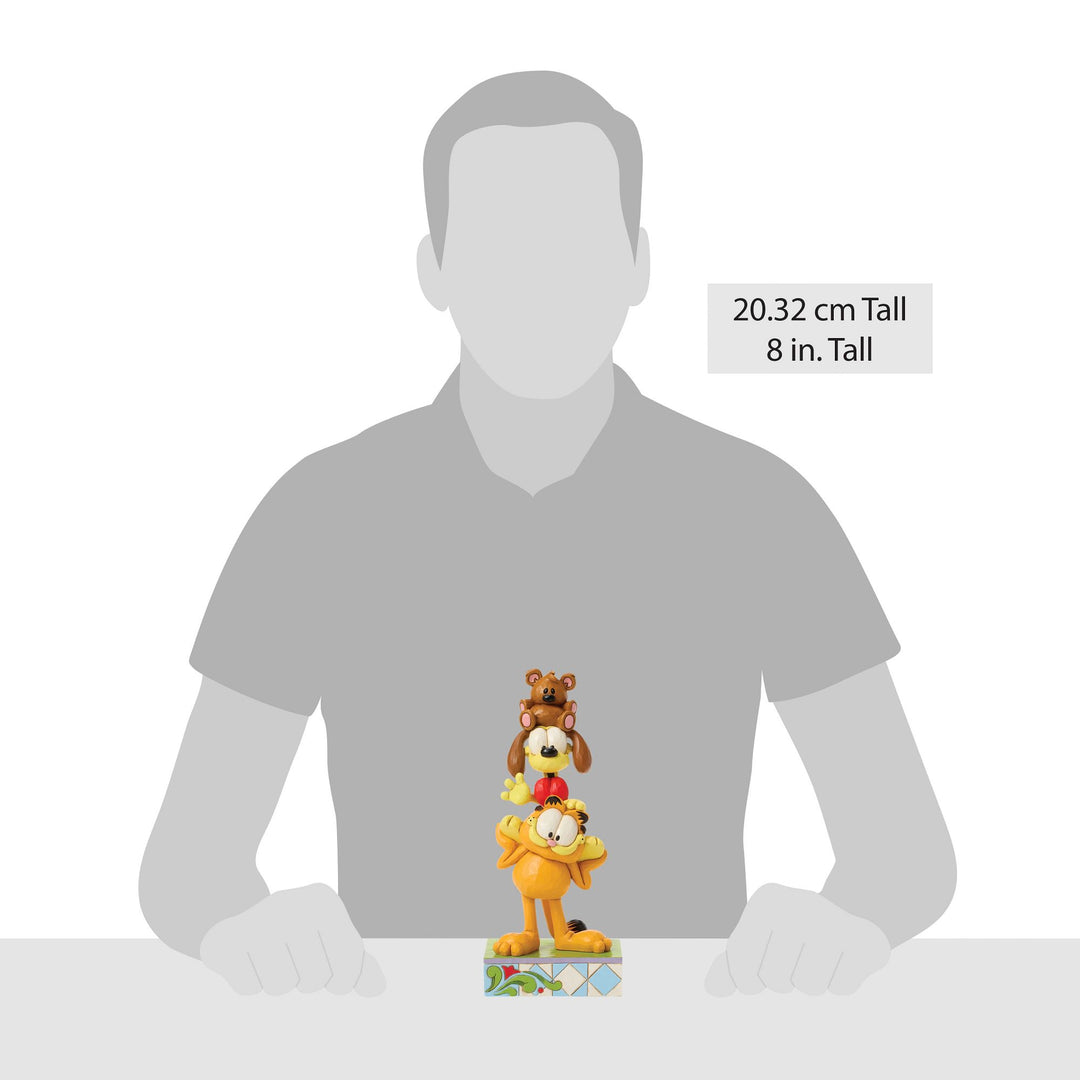 Garfield by Jim Shore | Garfield and Friends Stack | Figurine