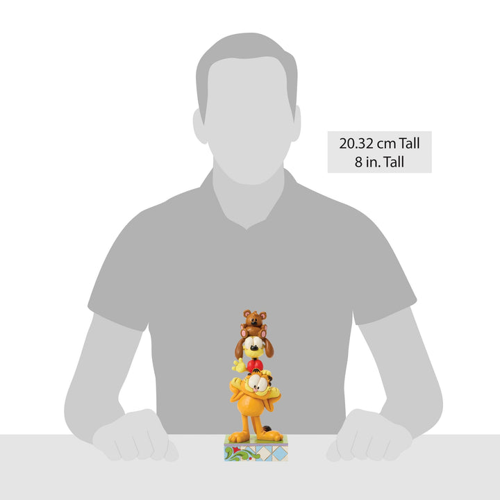 Garfield by Jim Shore | Garfield and Friends Stack | Figurine