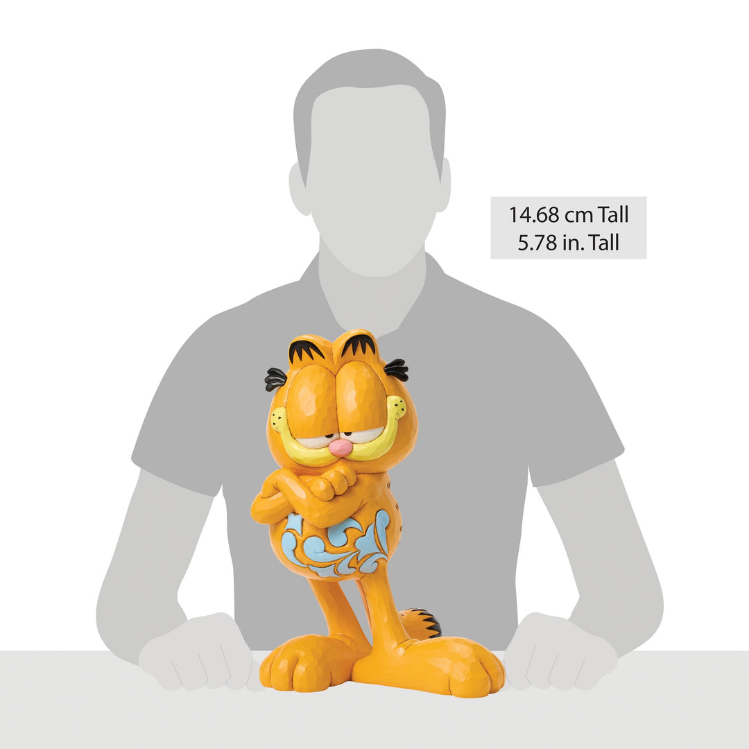 Garfield by Jim Shore | Garfield Arms Crossed Statue | Statue