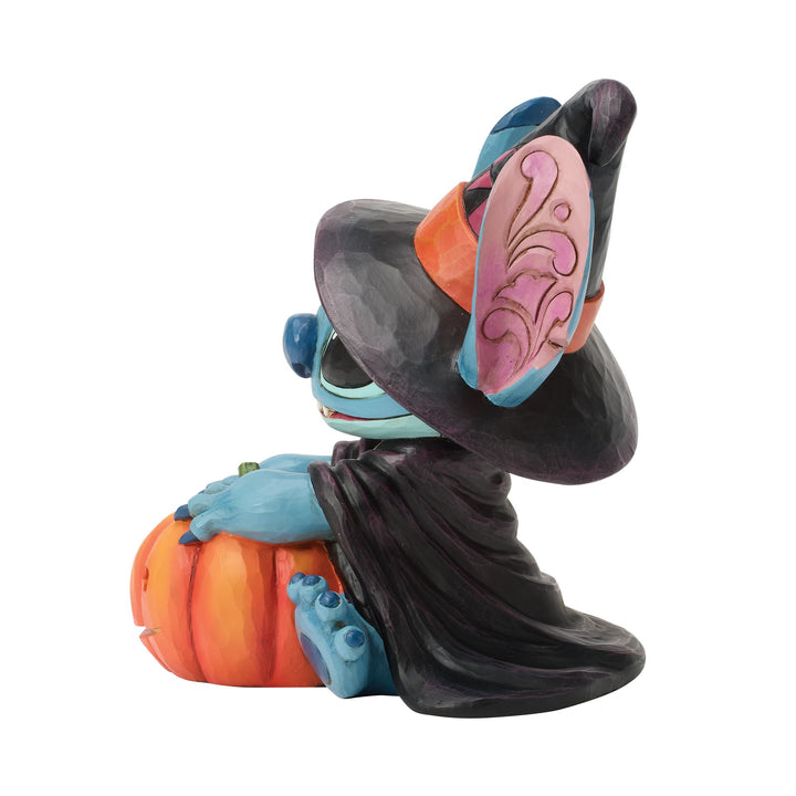 Disney Traditions | Stitch Witch by Jack-o-Lantern | Figurine