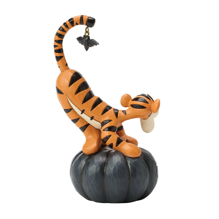 Disney Traditions | Tigger on black Jack-o-Lantern | Figurine