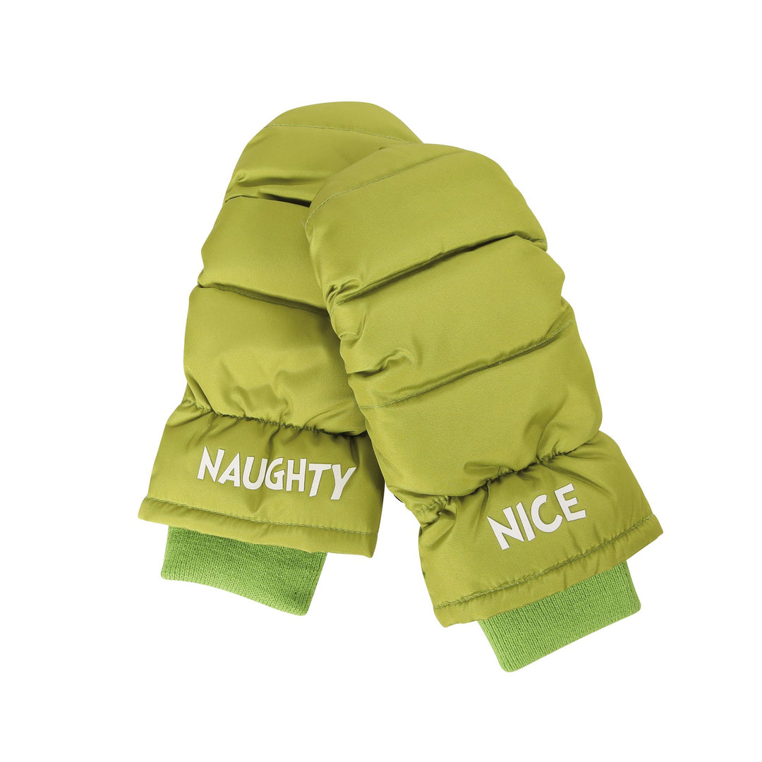 Snowpinions | Grinch Puffer Mittens | Mittens