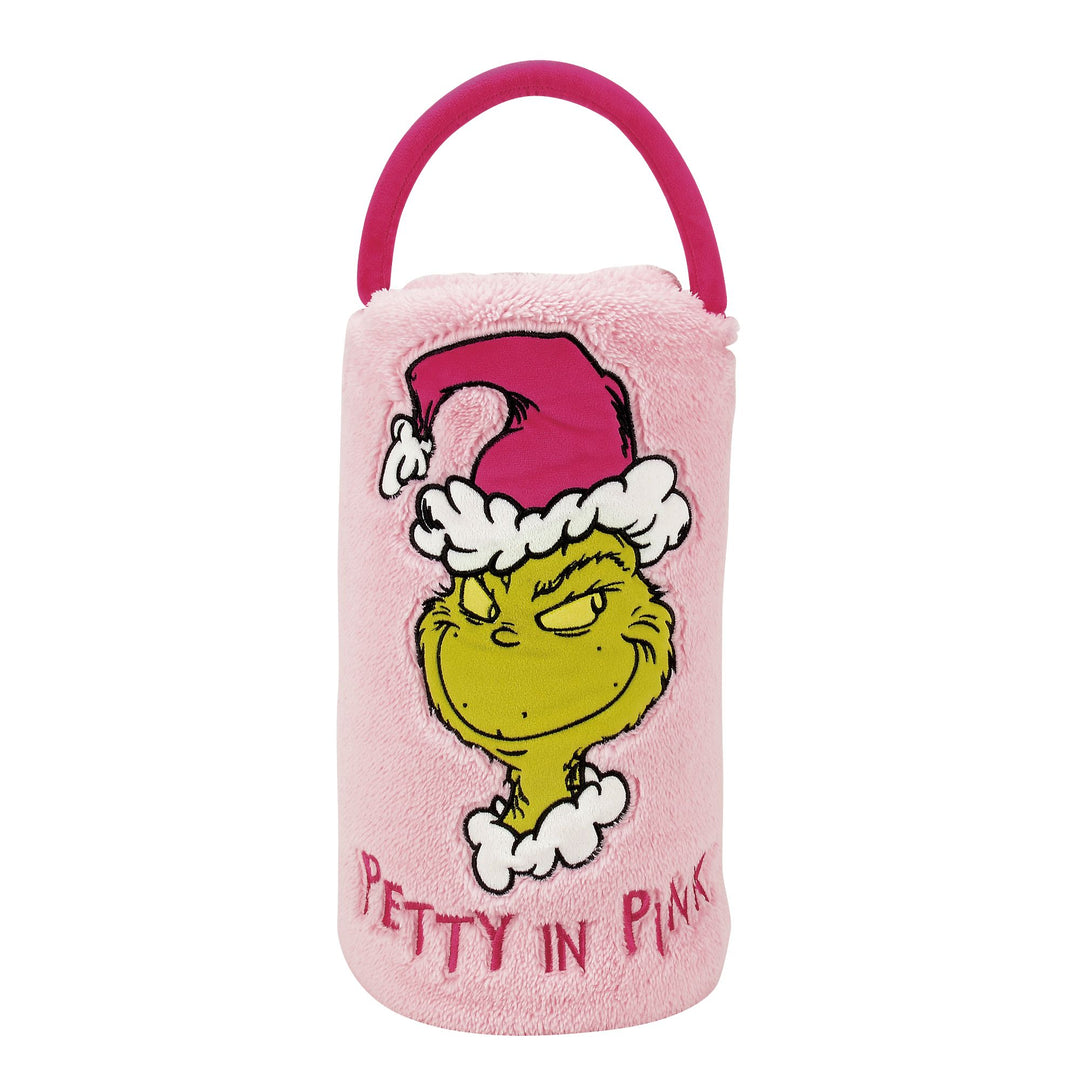Snowpinions | Grinch Petty In Pink SnowThrow | Blanket
