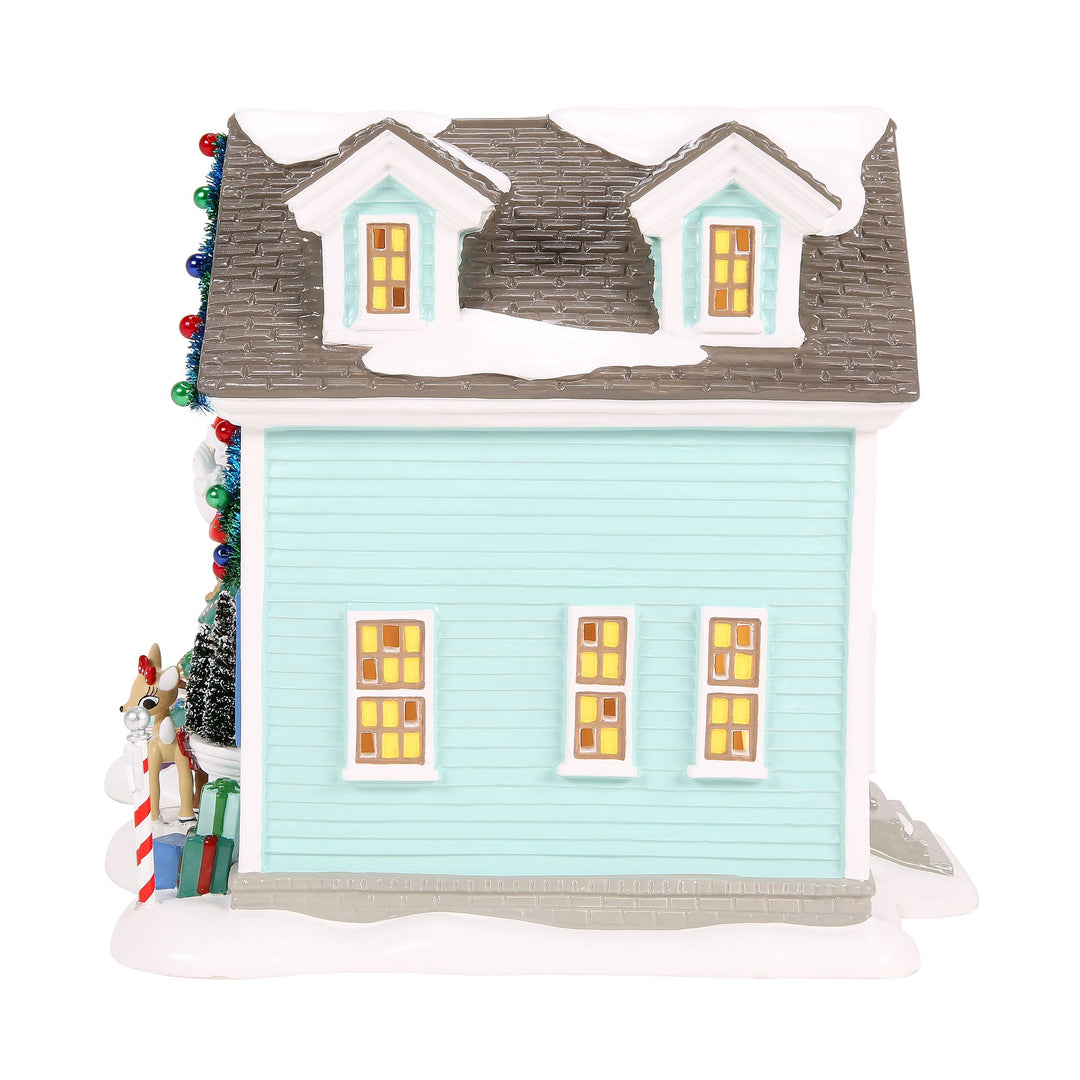 Original Snow Village | Rudolph House | Lighted Buildings