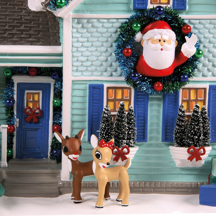 Original Snow Village | Rudolph House | Lighted Buildings