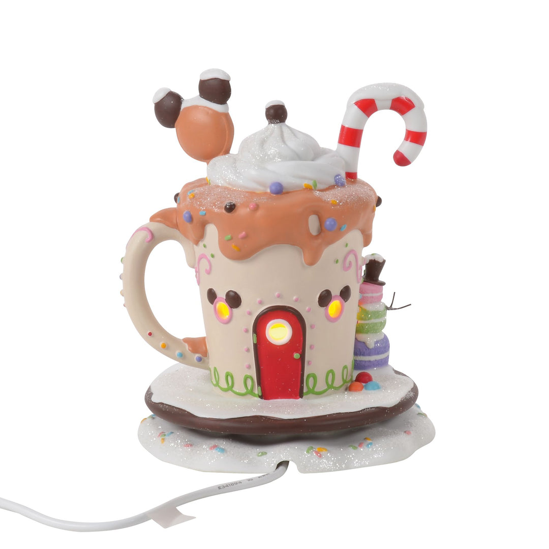 Disney Village | Mickey's Peppermint Cafe | Lighted Buildings