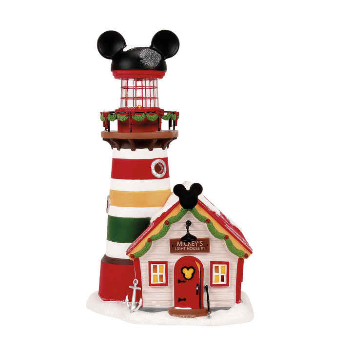 Disney Village | Keeping A Watch For Santa | Lighted Buildings