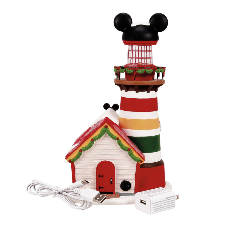 Disney Village | Keeping A Watch For Santa | Lighted Buildings
