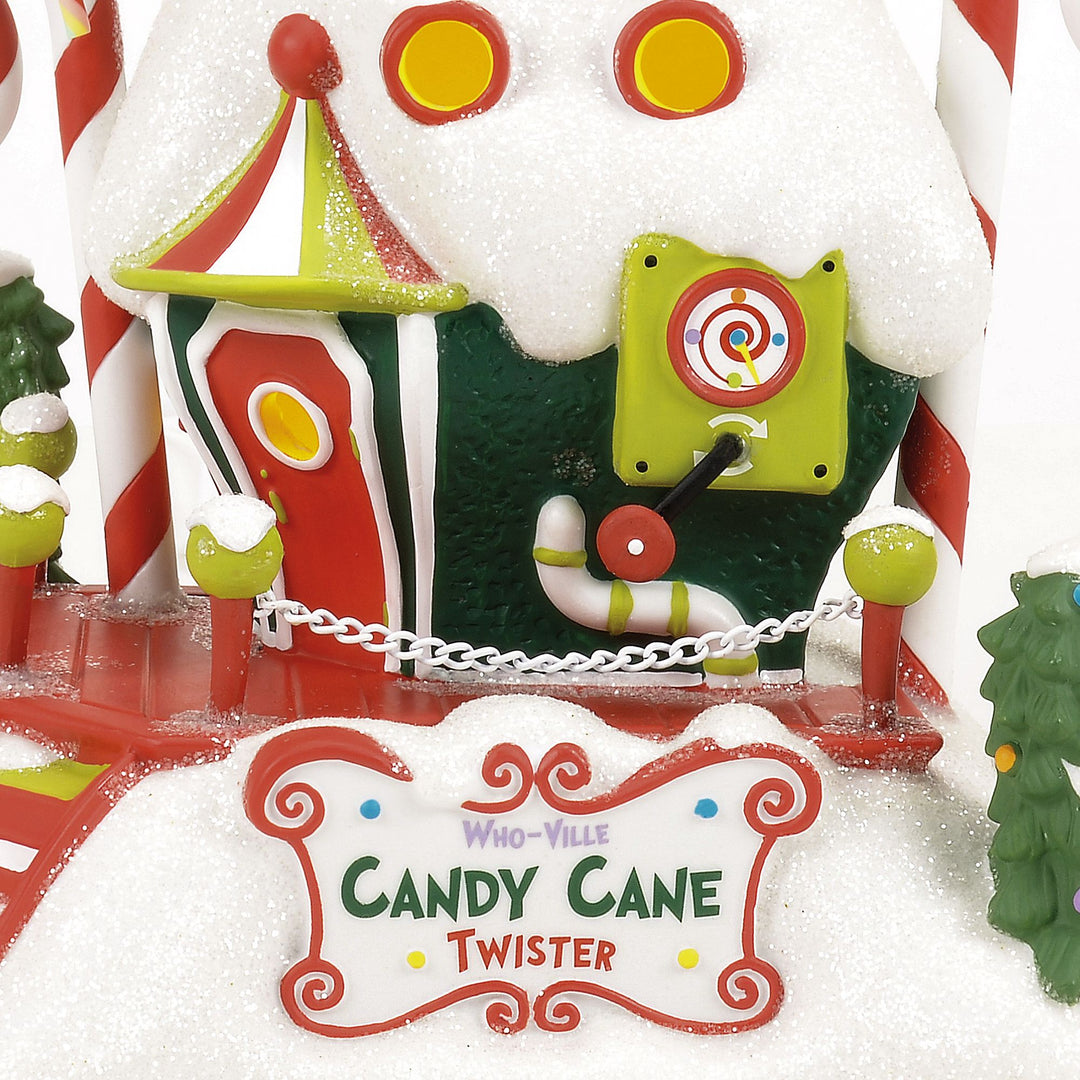 Grinch Villages | Who-Ville Candy Cane Twisters | Lighted Buildings