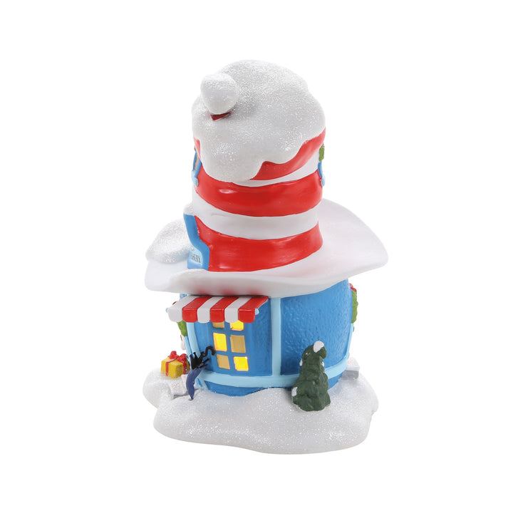 Grinch Villages | Cat In The Hat Haberdashery | Lighted Buildings