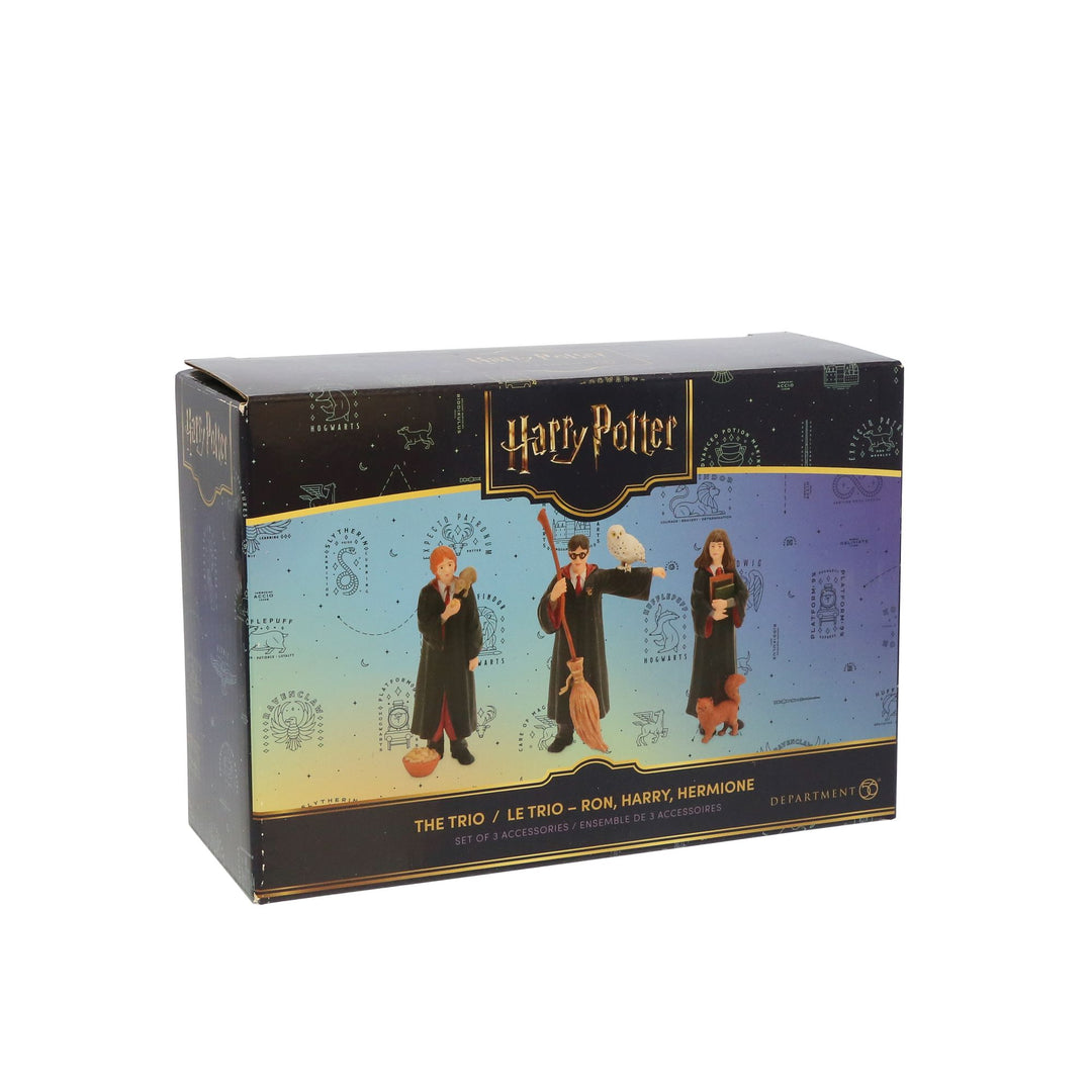 Harry Potter Room View | The Trio Ron, Harry, Hermione | Village Figures