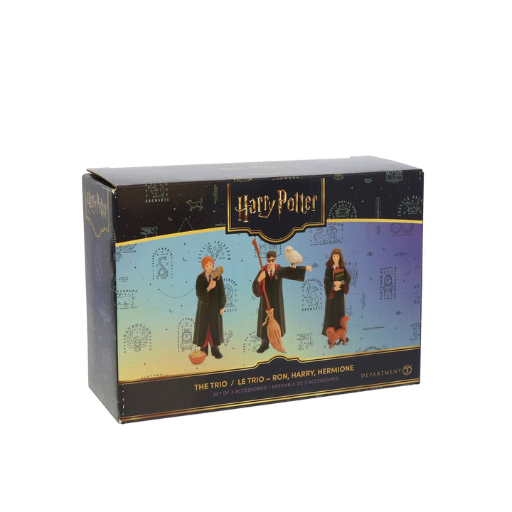 Harry Potter Room View | The Trio Ron, Harry, Hermione | Village Figures