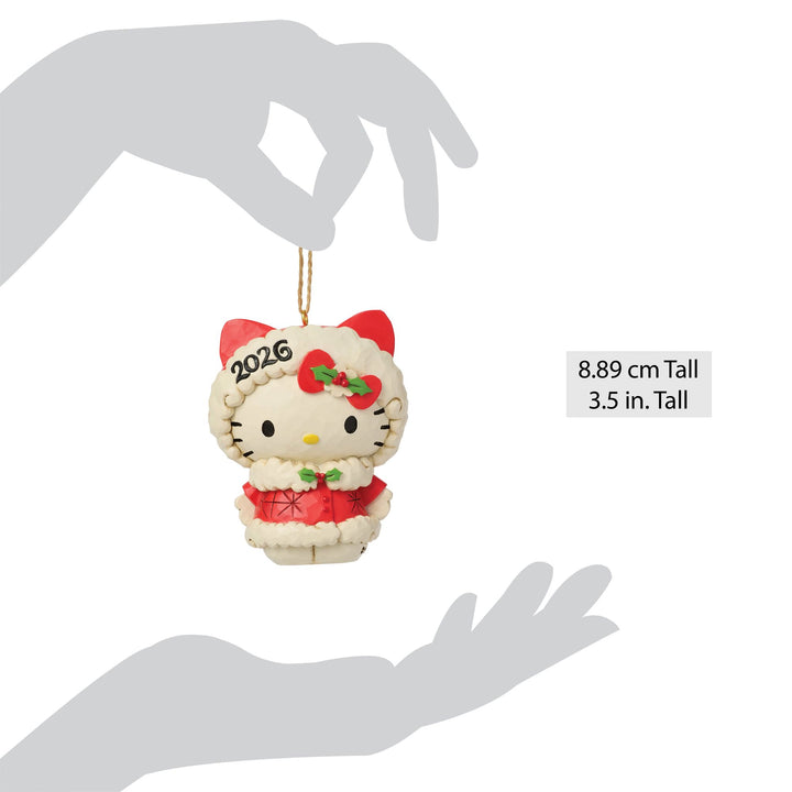 Sanrio by Jim Shore | Hello Kitty 2026 Dated H/O | Hanging Ornament