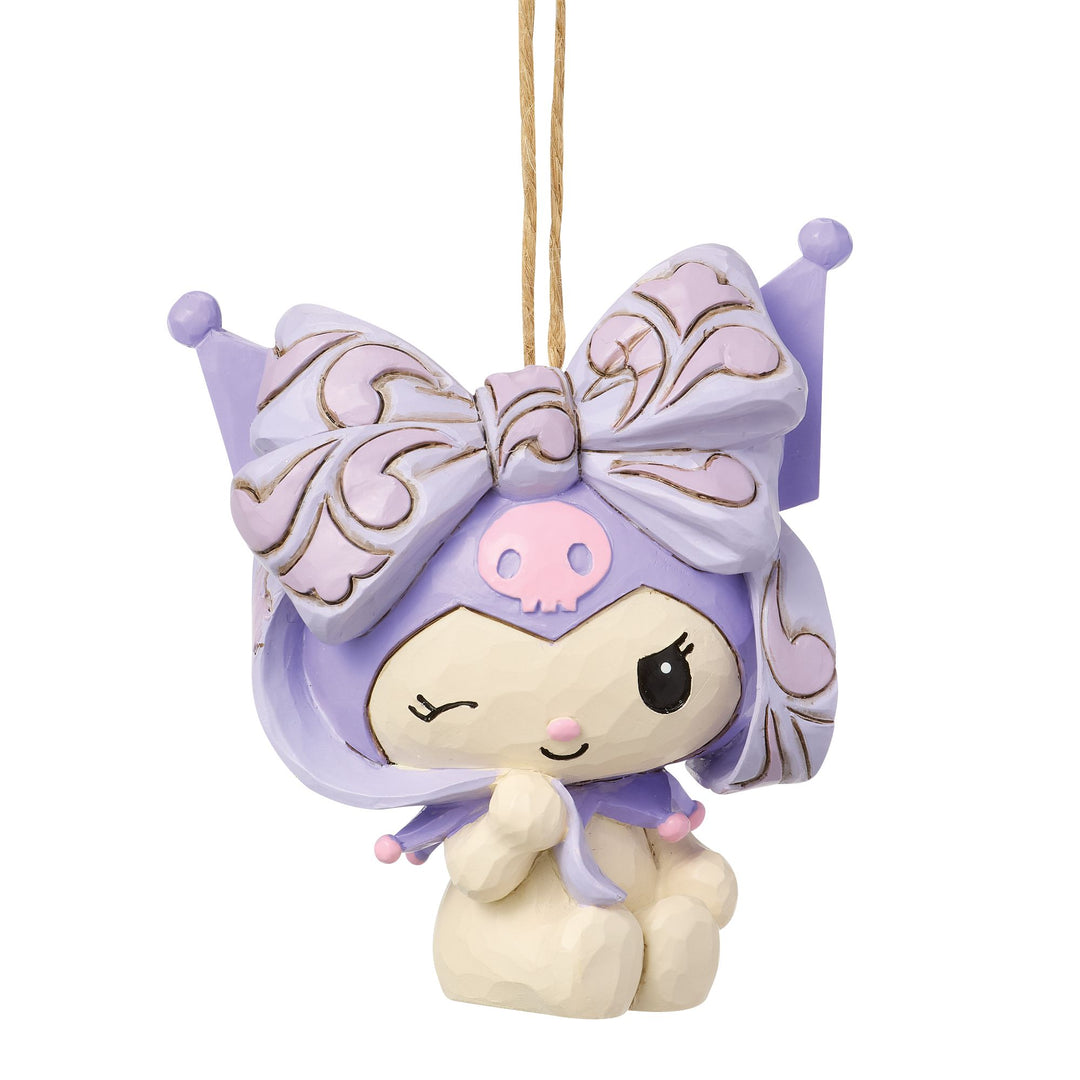 Sanrio by Jim Shore | Kuromi Bow Ornament | Hanging Ornament
