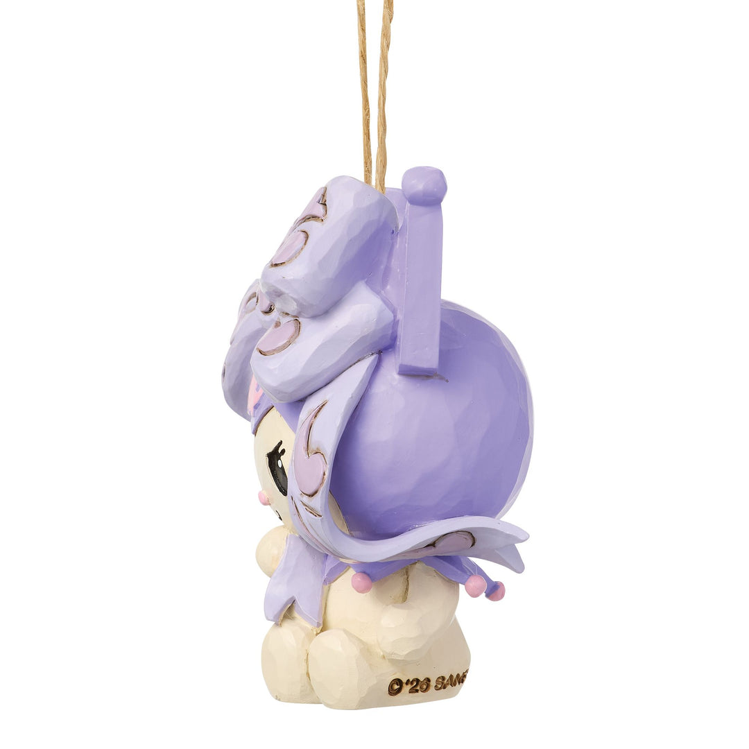 Sanrio by Jim Shore | Kuromi Bow Ornament | Hanging Ornament