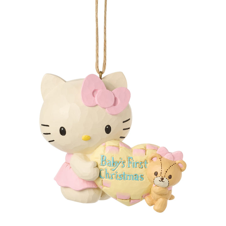 Sanrio by Jim Shore | Hello Kitty Baby's First Orn | Hanging Ornament