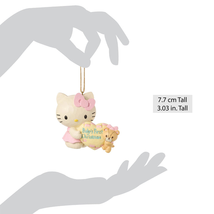 Sanrio by Jim Shore | Hello Kitty Baby's First Orn | Hanging Ornament