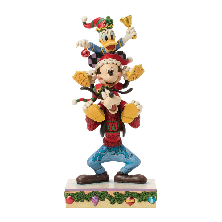 Disney Traditions | Mickey Donald Goofy Stacked | Figurine