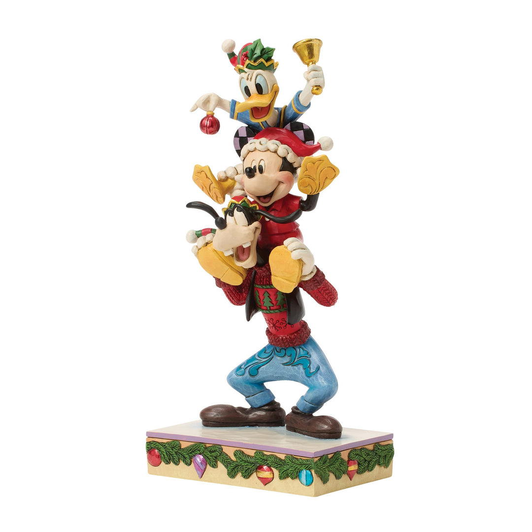 Disney Traditions | Mickey Donald Goofy Stacked | Figurine