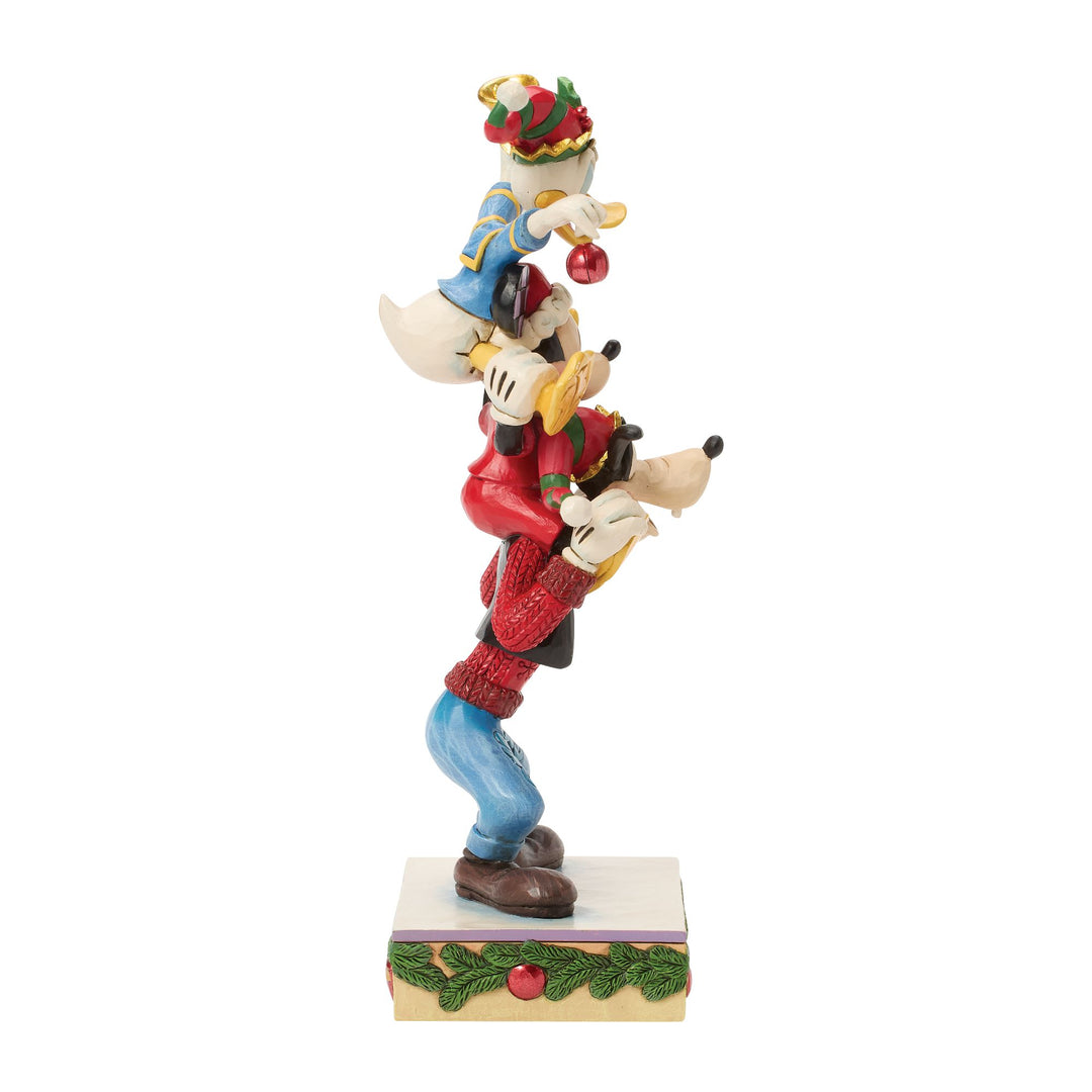 Disney Traditions | Mickey Donald Goofy Stacked | Figurine