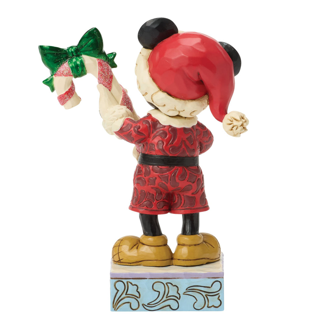 Disney Traditions | Mickey with Candy Cane | Figurine