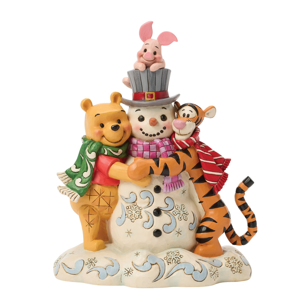 Disney Traditions | Pooh & Friend Snowman | Figurine