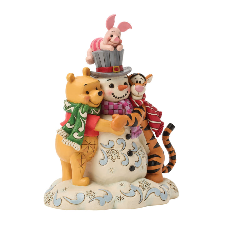 Disney Traditions | Pooh & Friend Snowman | Figurine