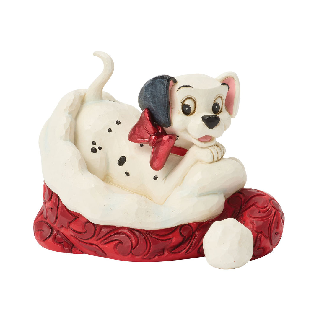 Disney Traditions | 101 Dalmation Santa Hat | Figurine