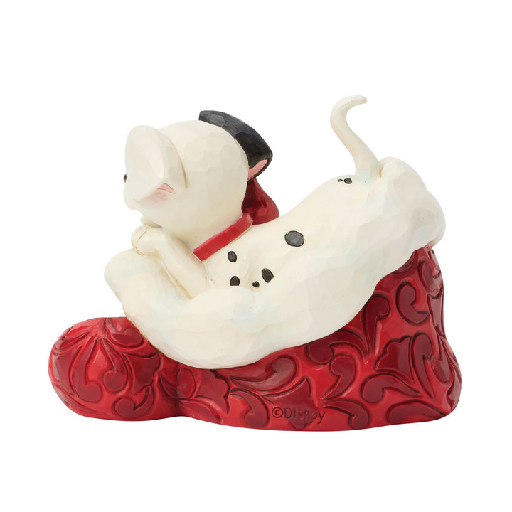 Disney Traditions | 101 Dalmation Santa Hat | Figurine