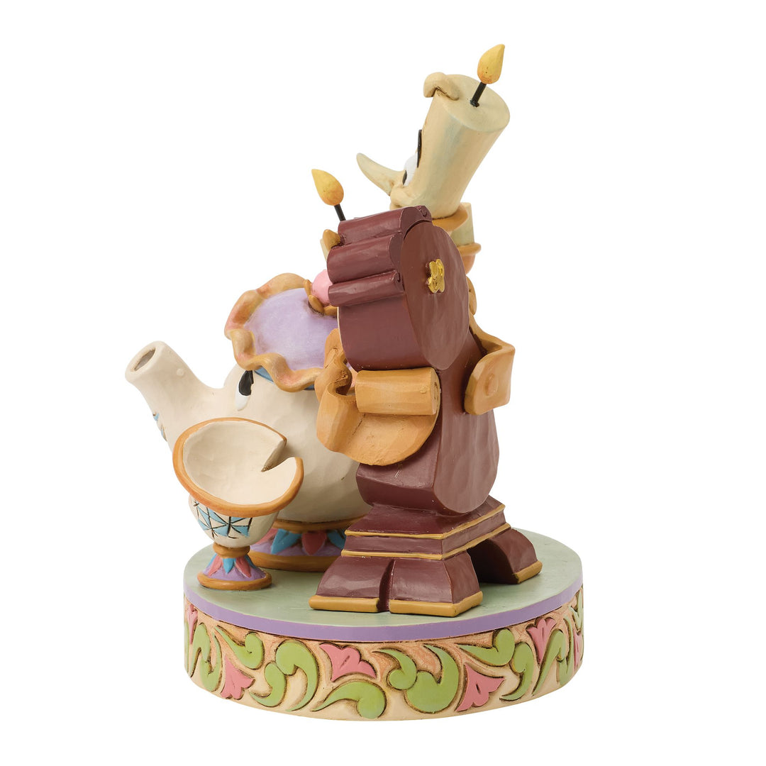 Disney Traditions | Lumiere Mrs Potts Cogsworth | Figurine