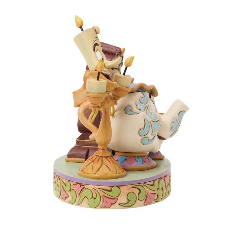 Disney Traditions | Lumiere Mrs Potts Cogsworth | Figurine