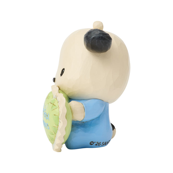 Sanrio by Jim Shore | Pochacco Baby's First Ornament | Hanging Ornament