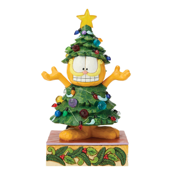 Garfield by Jim Shore | Garfield LED Dressed Christmas | Figurine