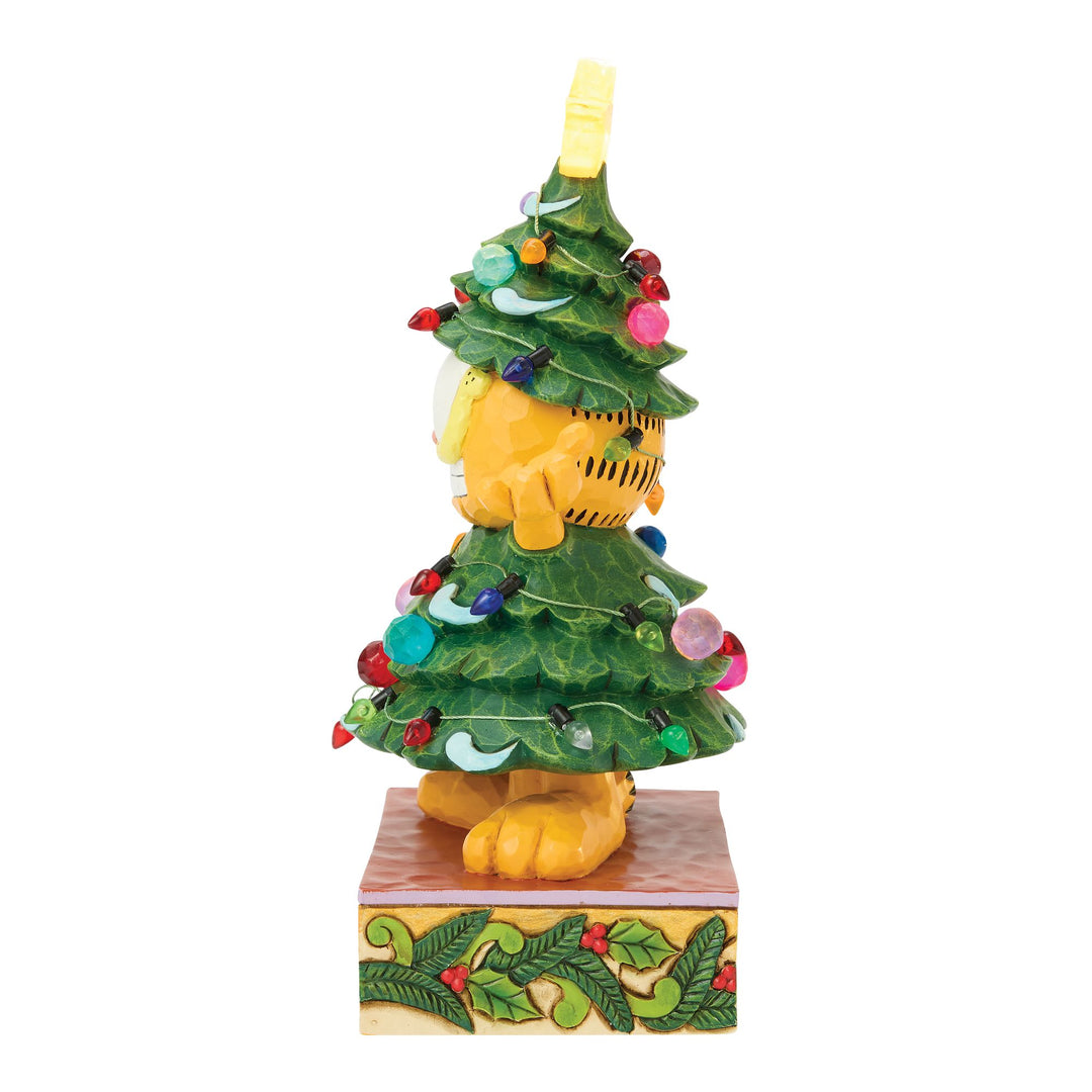 Garfield by Jim Shore | Garfield LED Dressed Christmas | Figurine