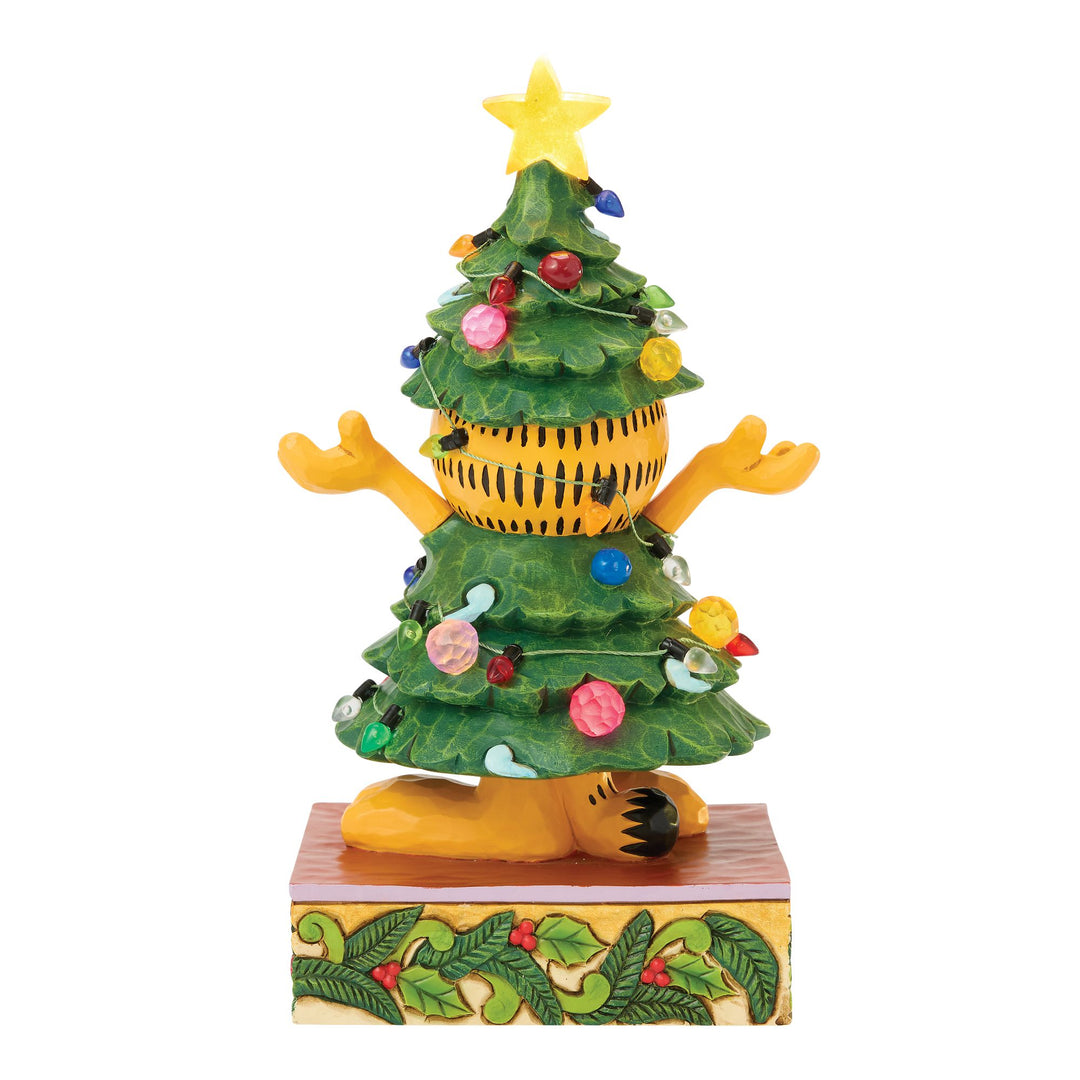 Garfield by Jim Shore | Garfield LED Dressed Christmas | Figurine