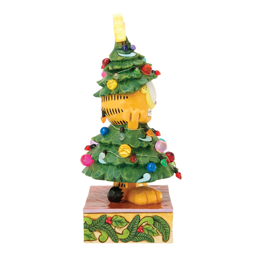 Garfield by Jim Shore | Garfield LED Dressed Christmas | Figurine