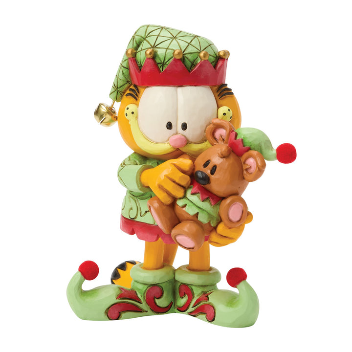 Garfield by Jim Shore | Garfield and Pooky in Elf Cost | Figurine
