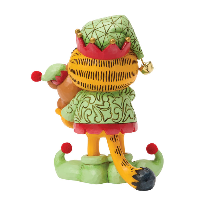Garfield by Jim Shore | Garfield and Pooky in Elf Cost | Figurine