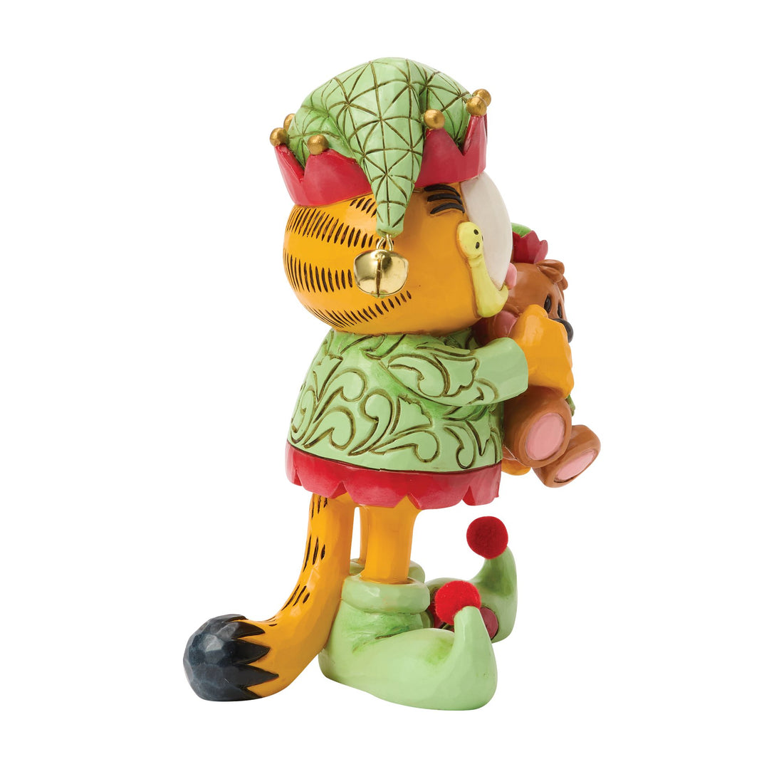 Garfield by Jim Shore | Garfield and Pooky in Elf Cost | Figurine