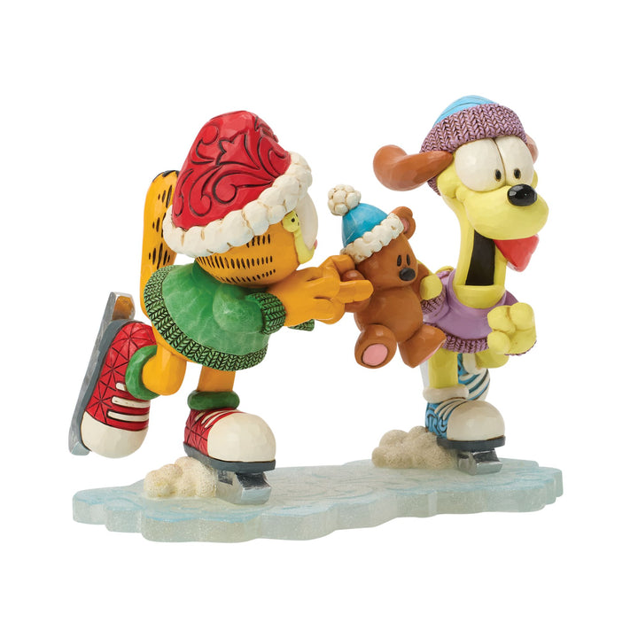 Garfield by Jim Shore | Garfield Odie Pooky Skating | Figurine