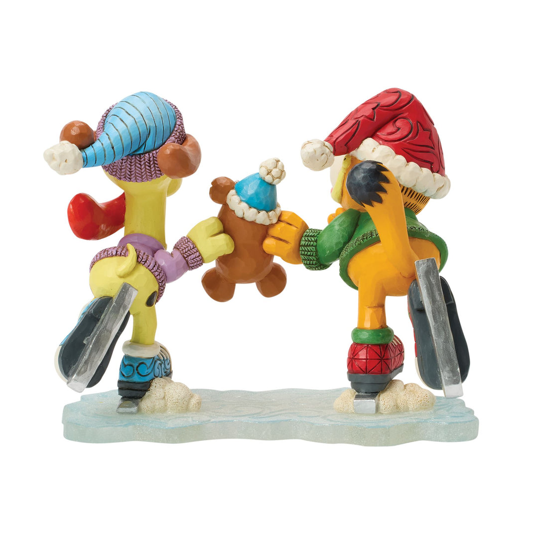 Garfield by Jim Shore | Garfield Odie Pooky Skating | Figurine