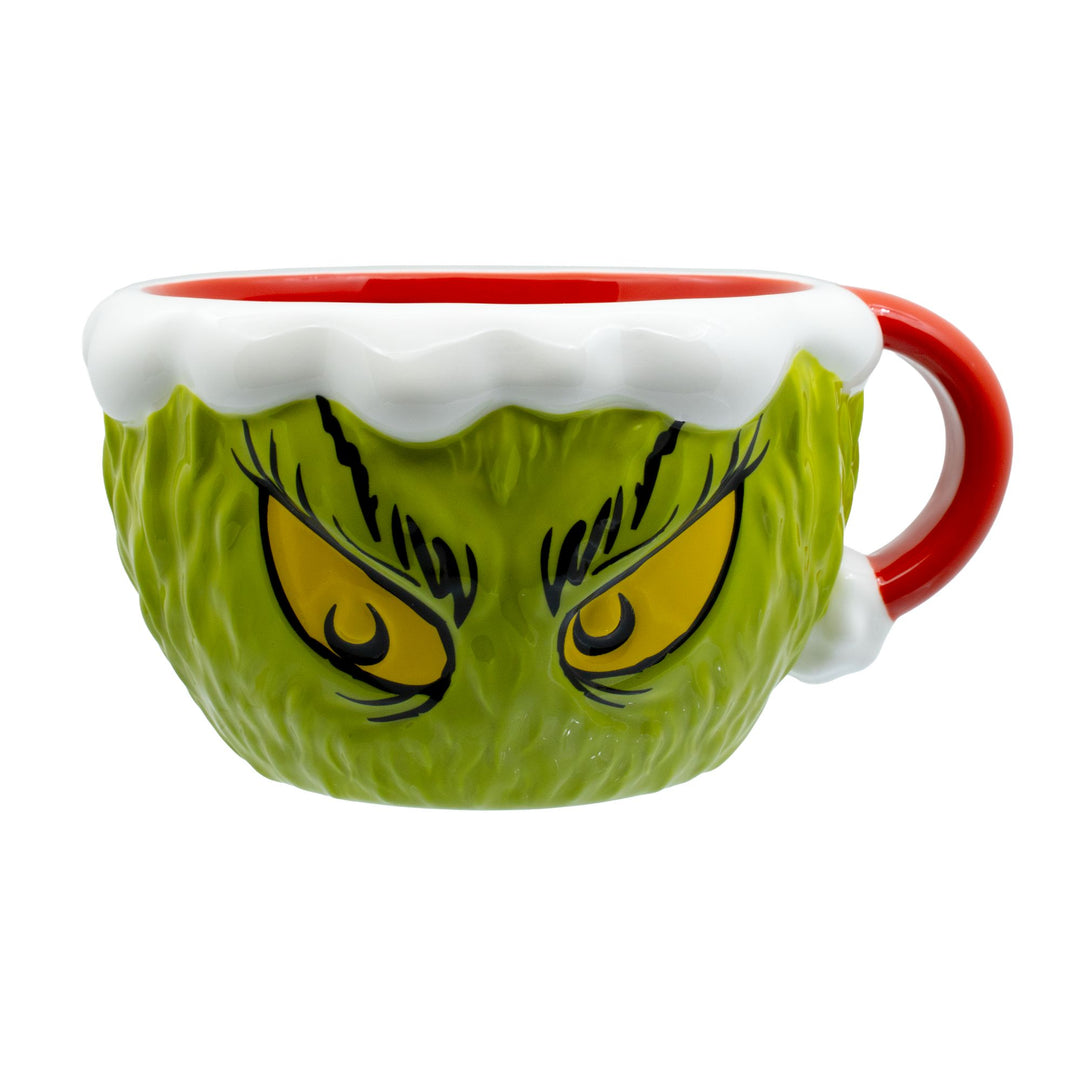 Grinch | Santa Grinch Sculpted Mu | Mug