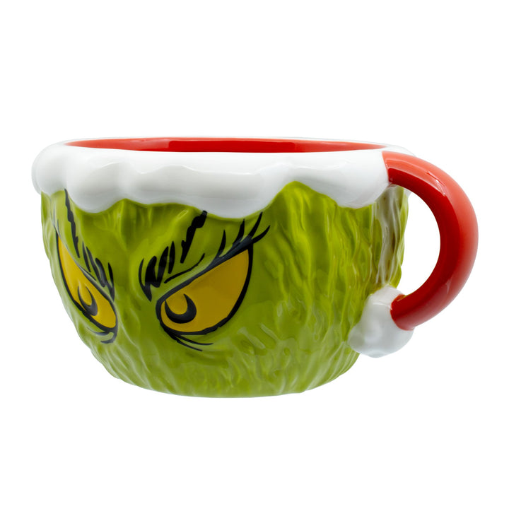 Grinch | Santa Grinch Sculpted Mu | Mug