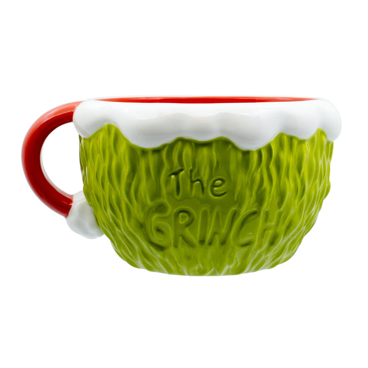 Grinch | Santa Grinch Sculpted Mu | Mug