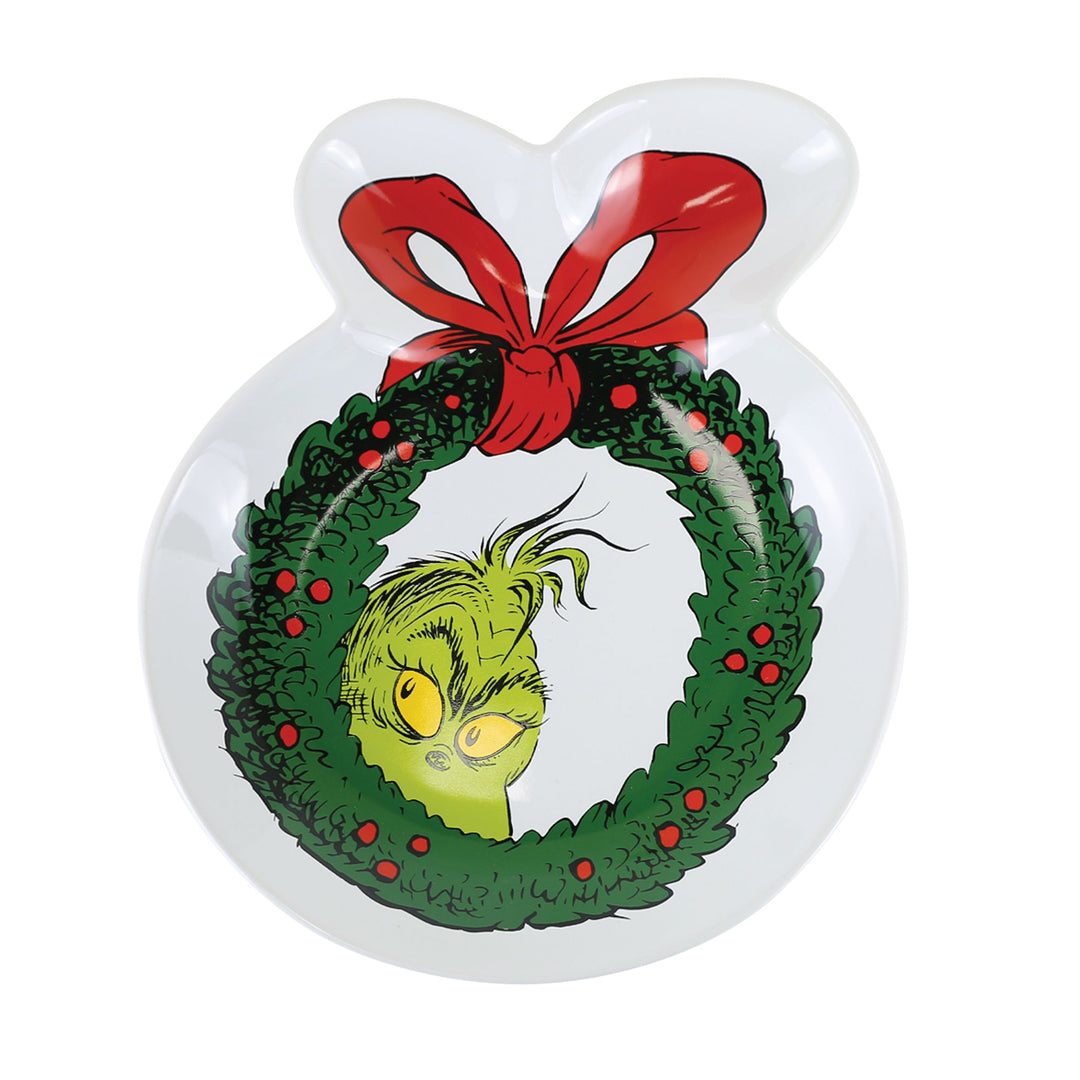 Grinch | Wonky Wreath Cookie Plat | Platter