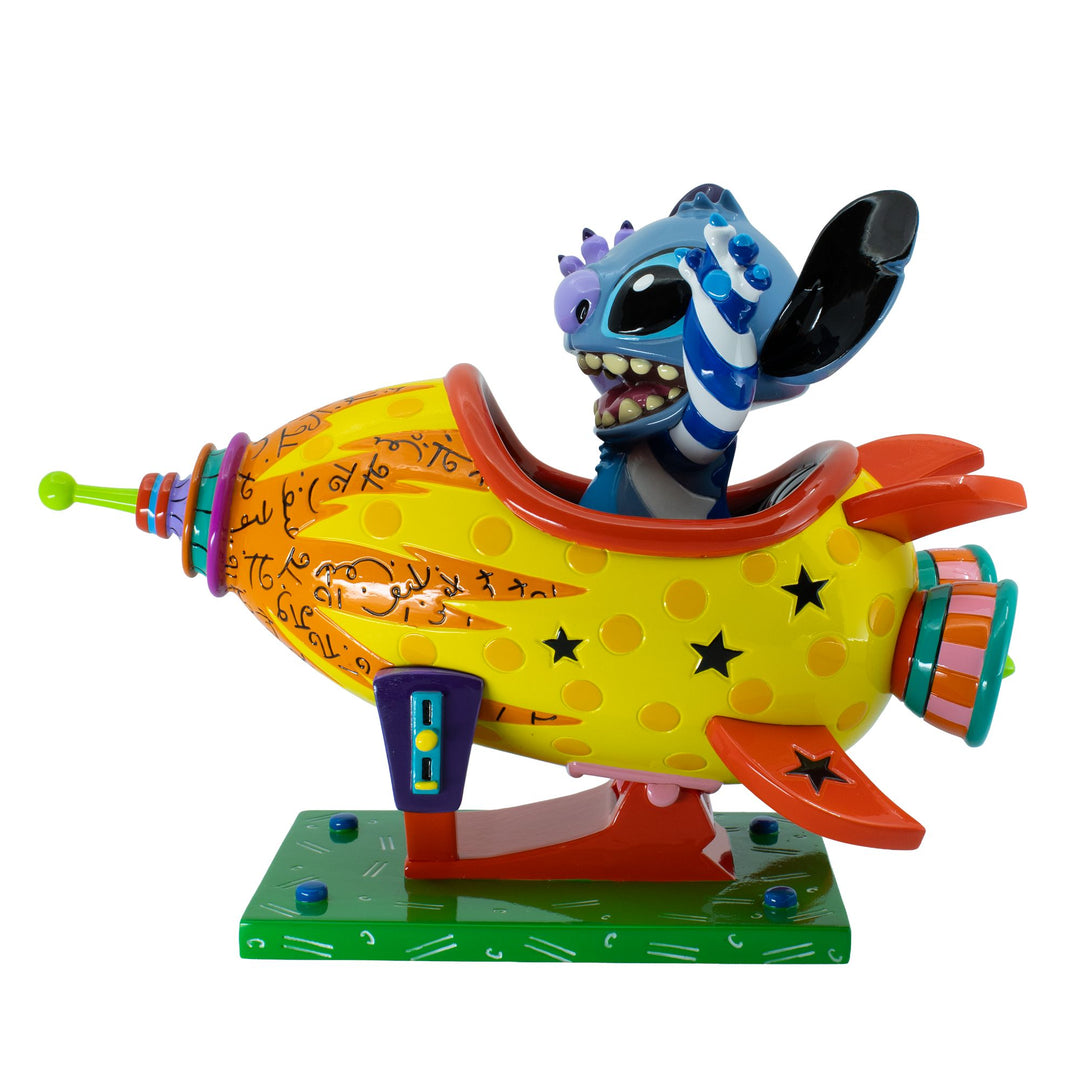 Disney Britto | Stitch Rocket Ship | Figurine
