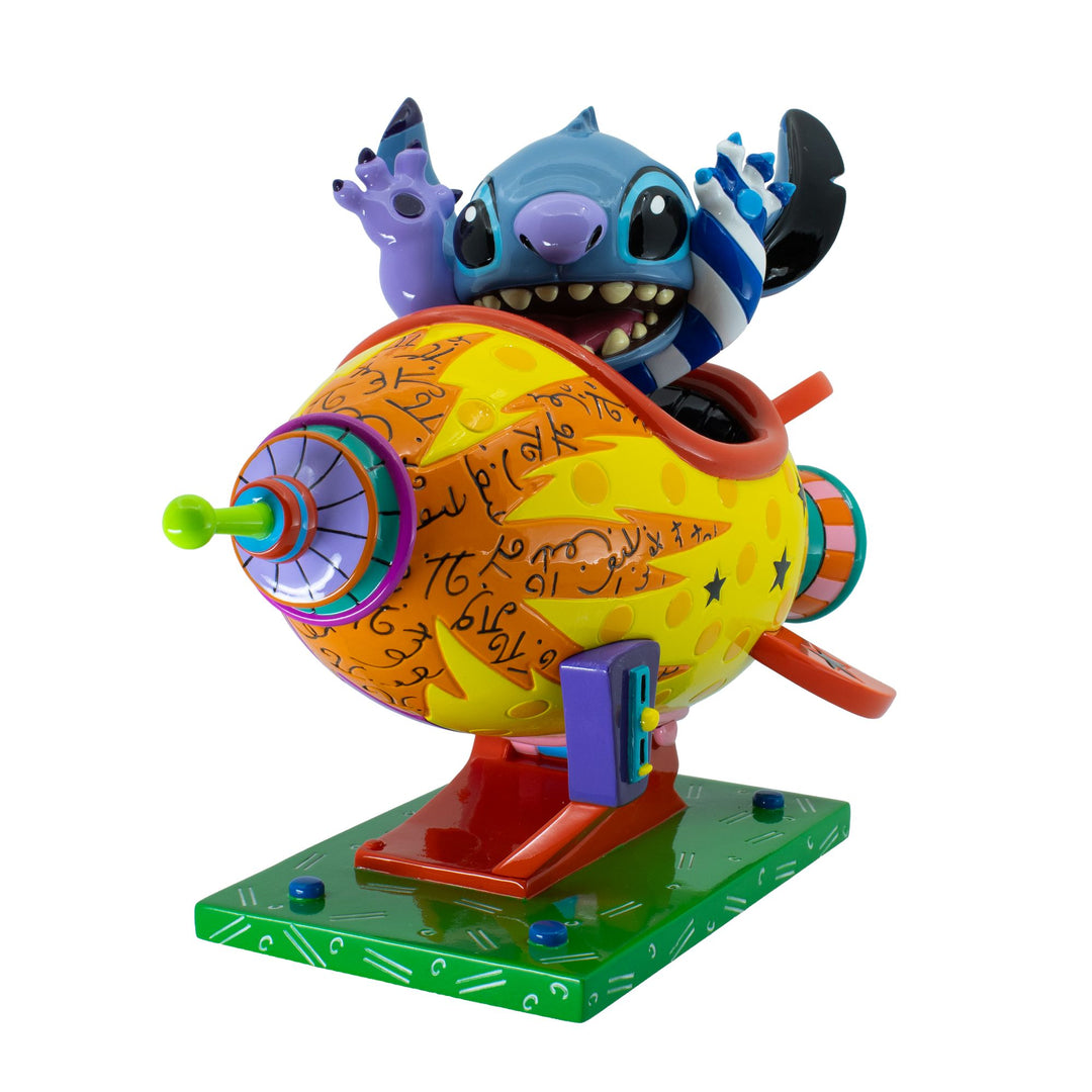 Disney Britto | Stitch Rocket Ship | Figurine