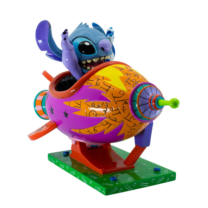 Disney Britto | Stitch Rocket Ship | Figurine