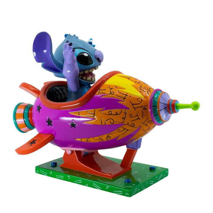 Disney Britto | Stitch Rocket Ship | Figurine